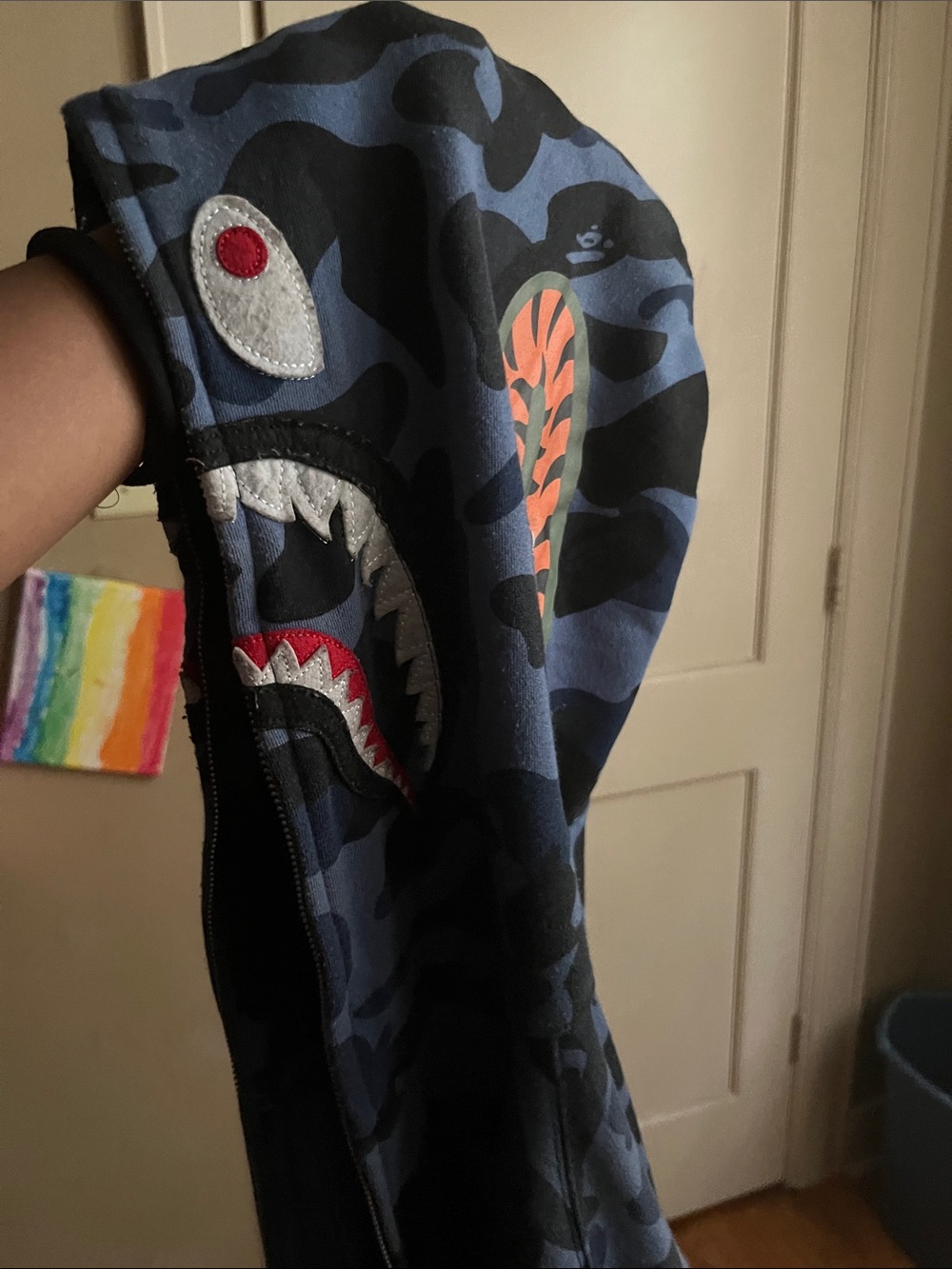 Blue bape jacket